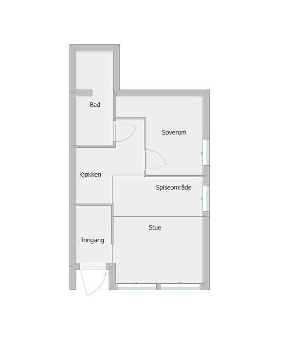 Plantegningen er ikke målbar.
Avvik kan forekomme.